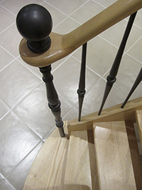 Escalier à l'ancienne