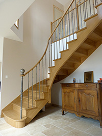 Escalier à l'ancienne