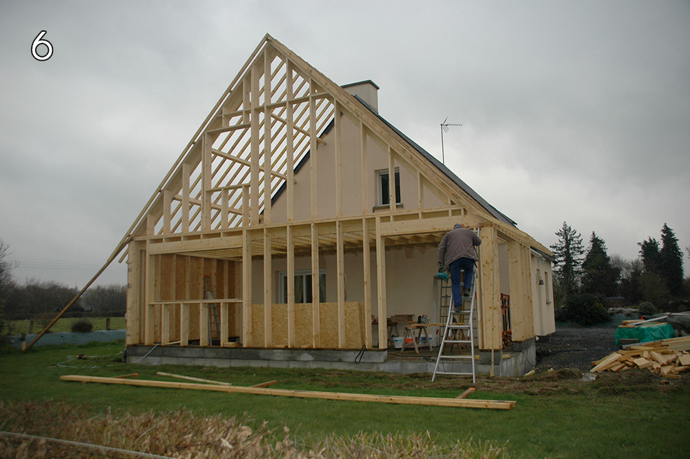 Extension ossature bois
