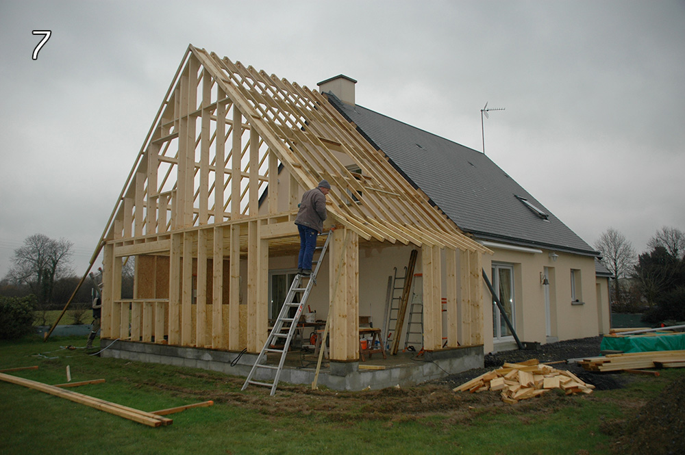Extension ossature bois